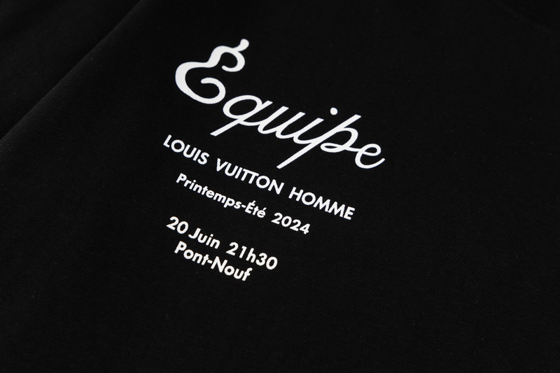 Camisa Equipe Louis Vuitton - Preto