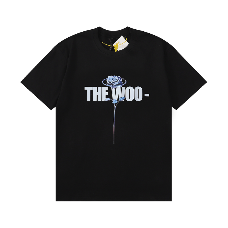 Camiseta Vlone x Pop Smoke the Woo - Preto