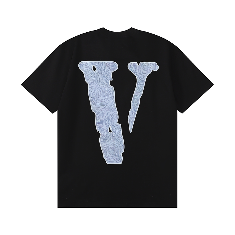 Camiseta Vlone x Pop Smoke the Woo - Preto