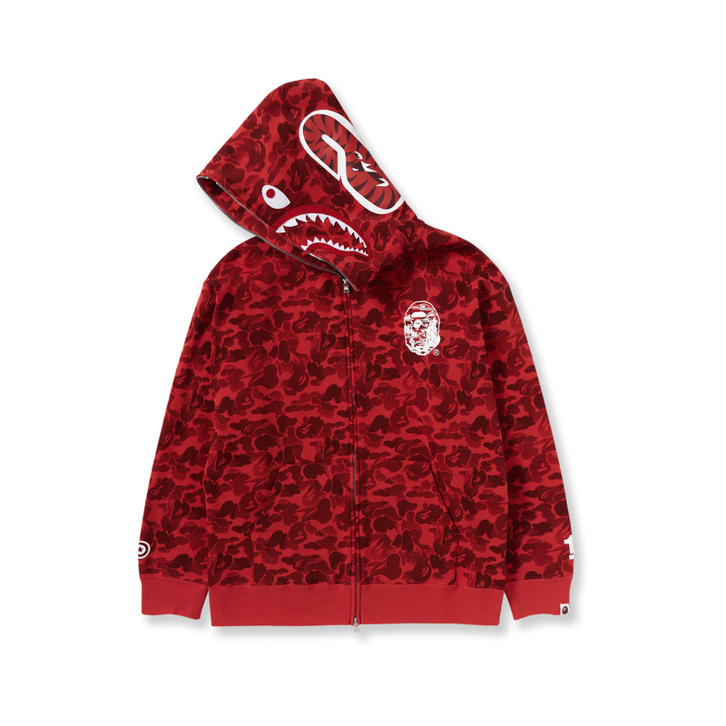 Moletom SHARK FULL ZIP HOODIE - Vermelho