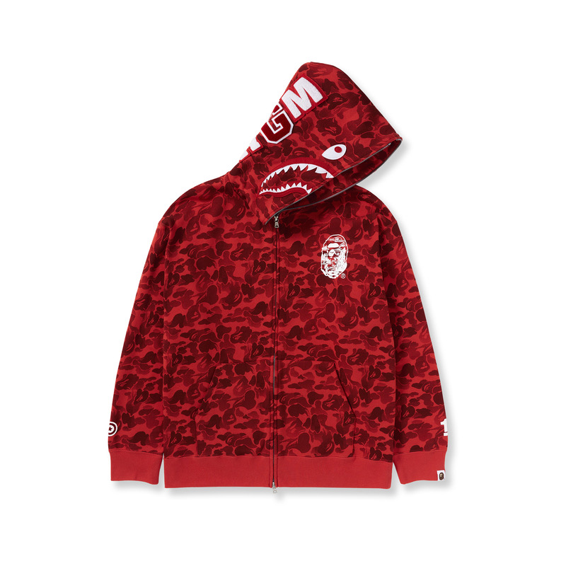 Moletom SHARK FULL ZIP HOODIE - Vermelho