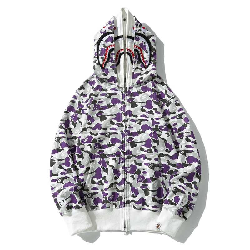 Moletom NEW YORK SOHO 19TH ANNIVERSARY SHARK FULL ZIP DOUBLE HOOD