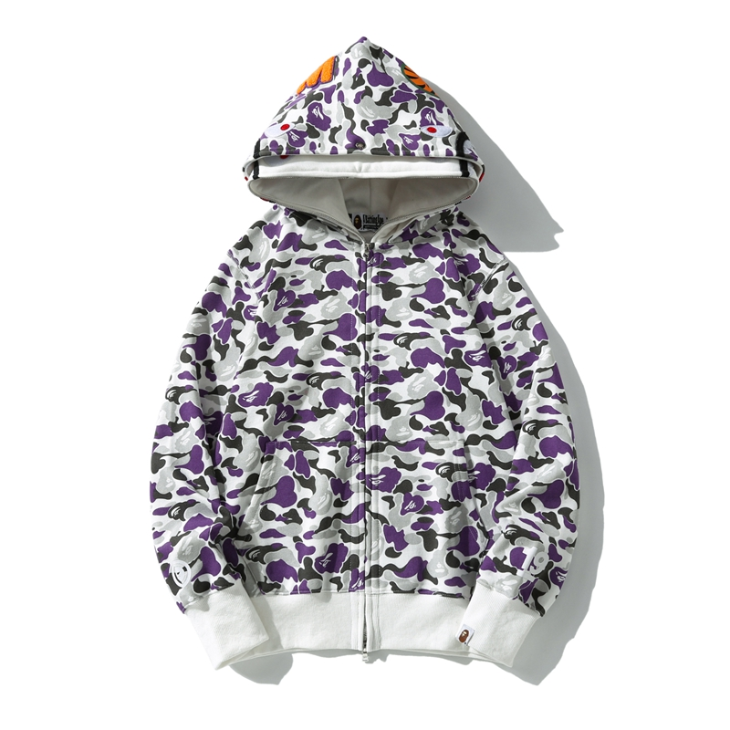 Moletom NEW YORK SOHO 19TH ANNIVERSARY SHARK FULL ZIP DOUBLE HOOD