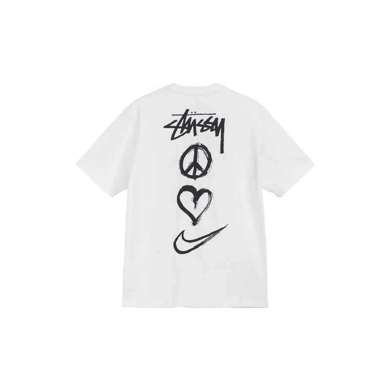 Camiseta Stussy x Nike Paece Love Swoosh